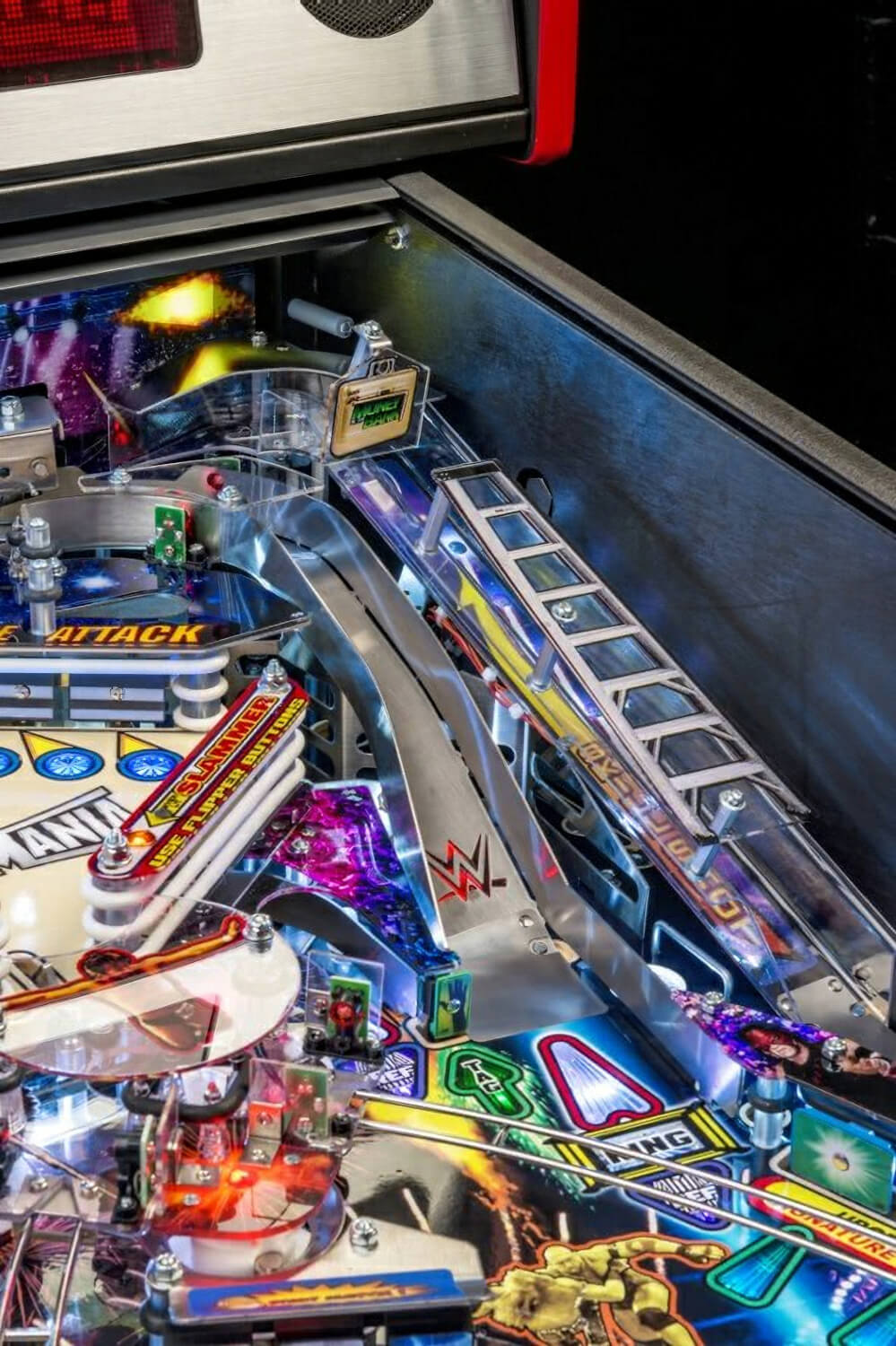 WWE Wrestlemania Pro Pinball Machine by Stern - Image 7
