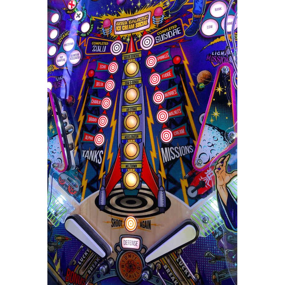 American Pinball Galactic Tank Force Deluxe Pinball Machine - Image 7