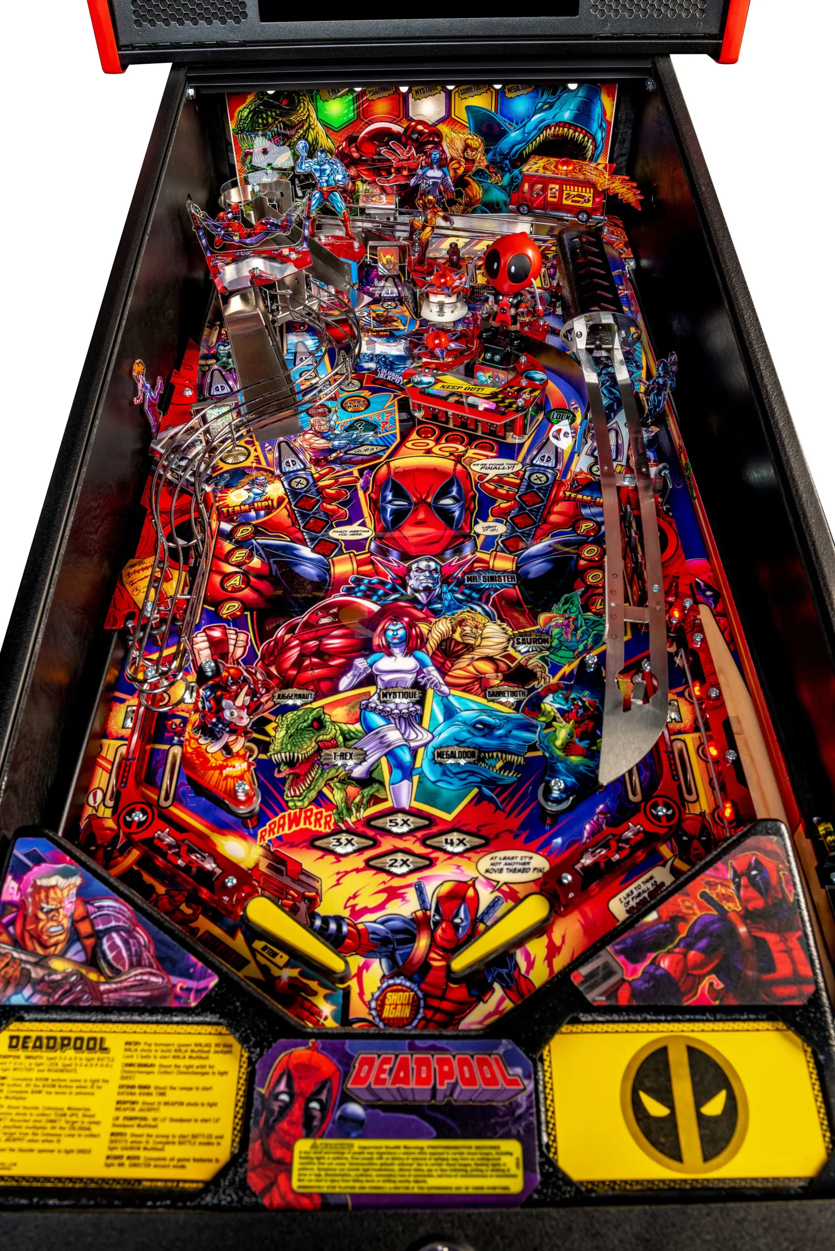 Deadpool Pro Pinball Machine by Stern - Image 17