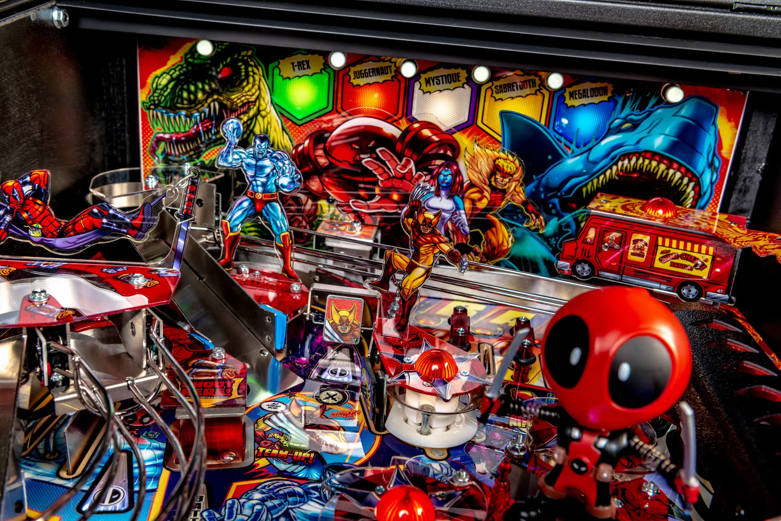Deadpool Pro Pinball Machine by Stern - Image 16