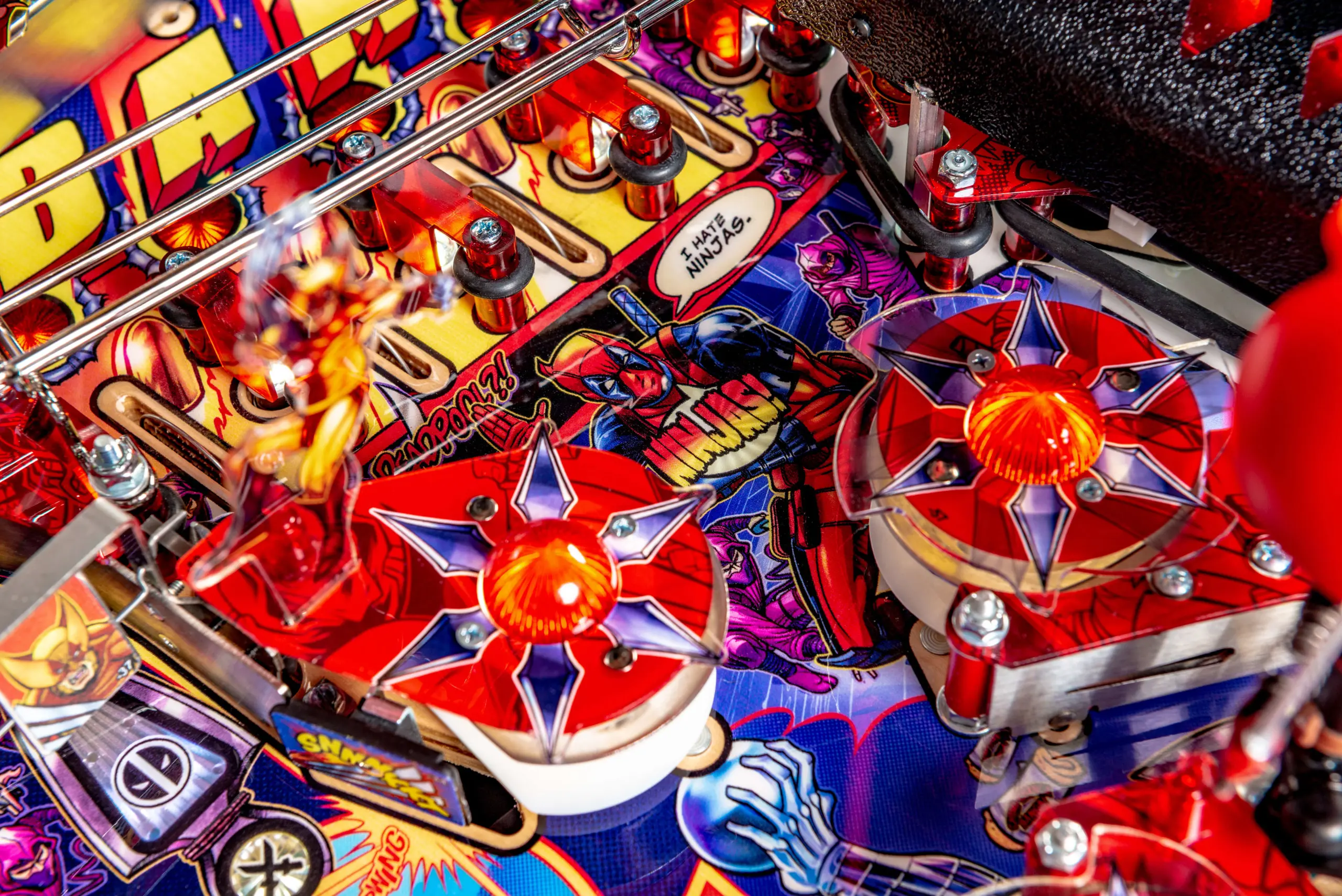 Deadpool Pro Pinball Machine by Stern - Image 14
