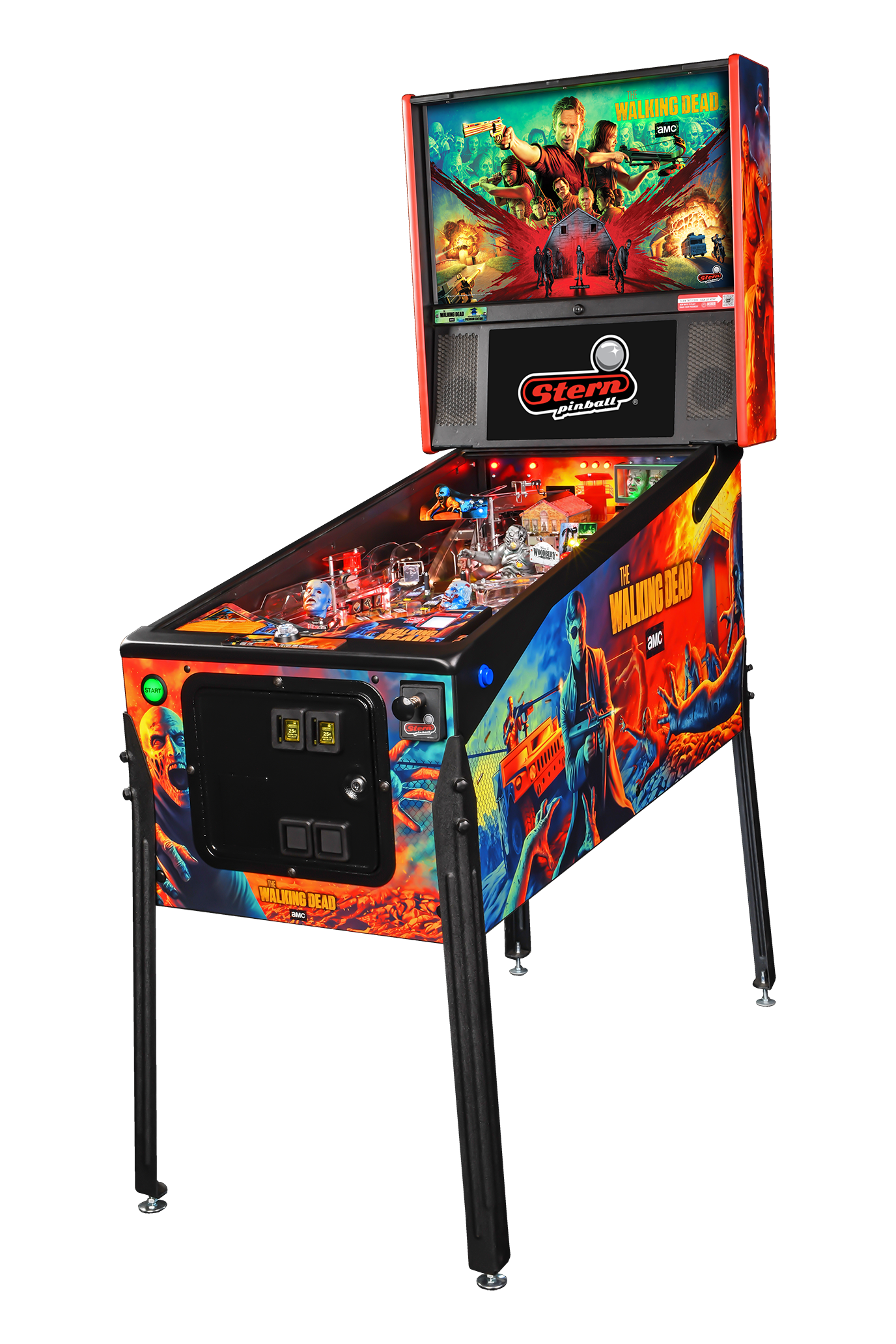AMC's The Walking Dead Remastered Premium Pinball Machine by Stern Pinball - Image 2