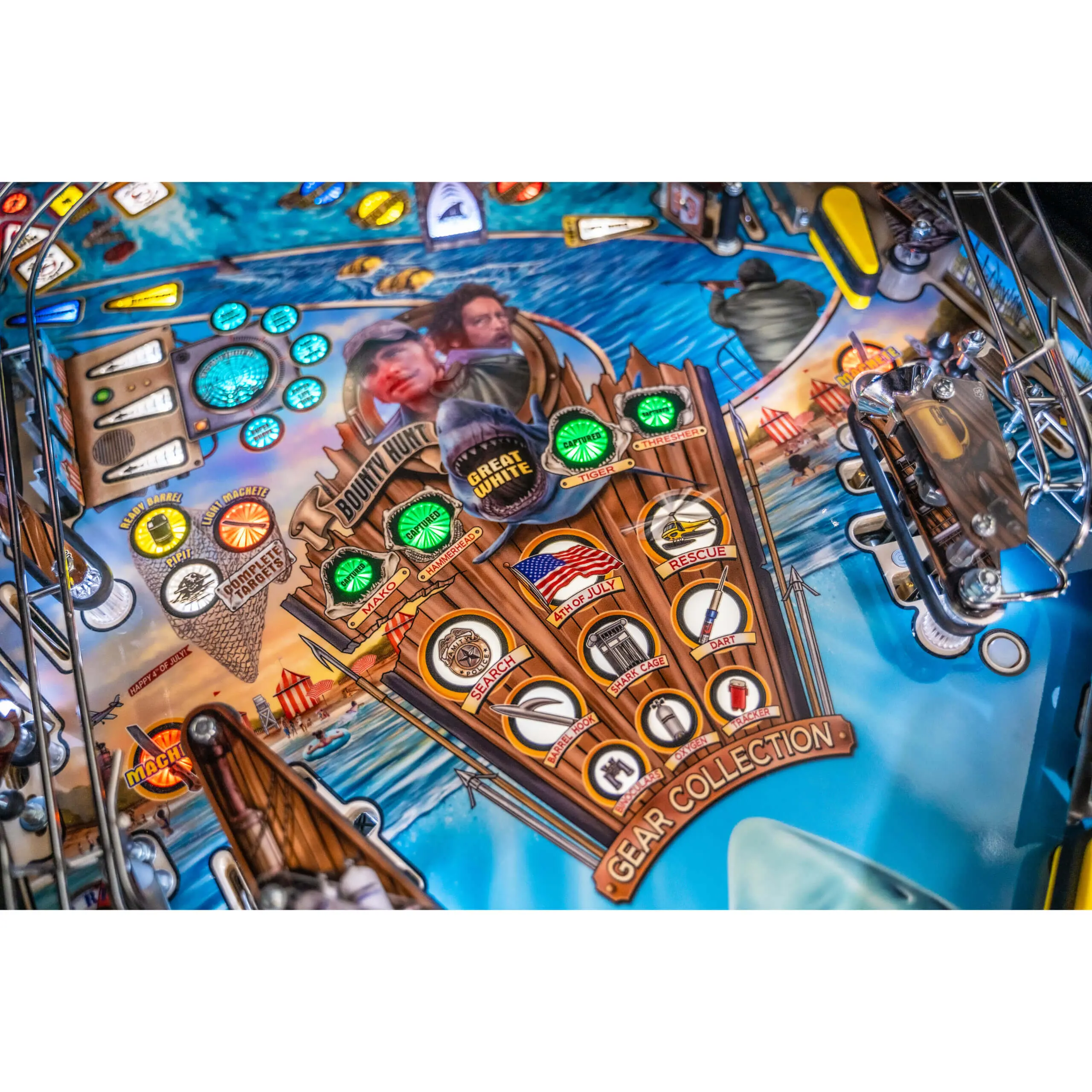 Jaws Pro Pinball Machine by Stern - Image 5
