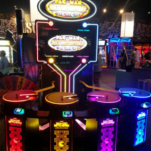 Alternative view of Pac Man Battle Royale DX Arcade Game