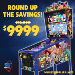 Alternative view of Toy Story 4 Limited Edition Pinball Machine by Jersey Jack Pinball