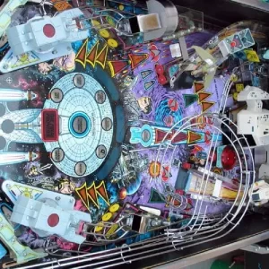Alternative view of Star Trek: The Next Generation Pinball Machine by Williams