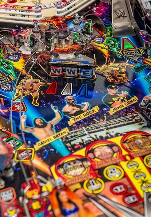 WWE Wrestlemania Pro Pinball Machine by Stern - Image 6
