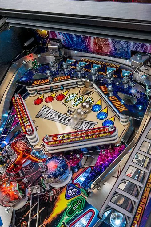 WWE Wrestlemania Pro Pinball Machine by Stern - Image 4