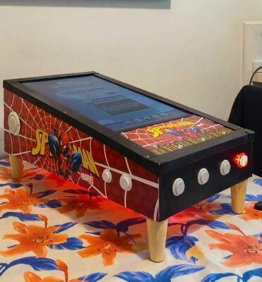 Mini micro pinball machine, Spider-Man